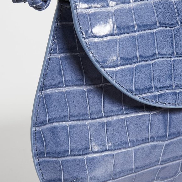 NWT Little Liffner Croc Pebble bag - Picture 8 of 9